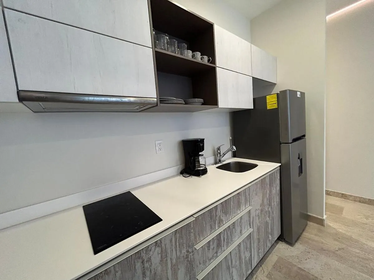 Tulum Aldea Zama Studio With Stable Wifi, Gym And Rooftop Pool 멕시코