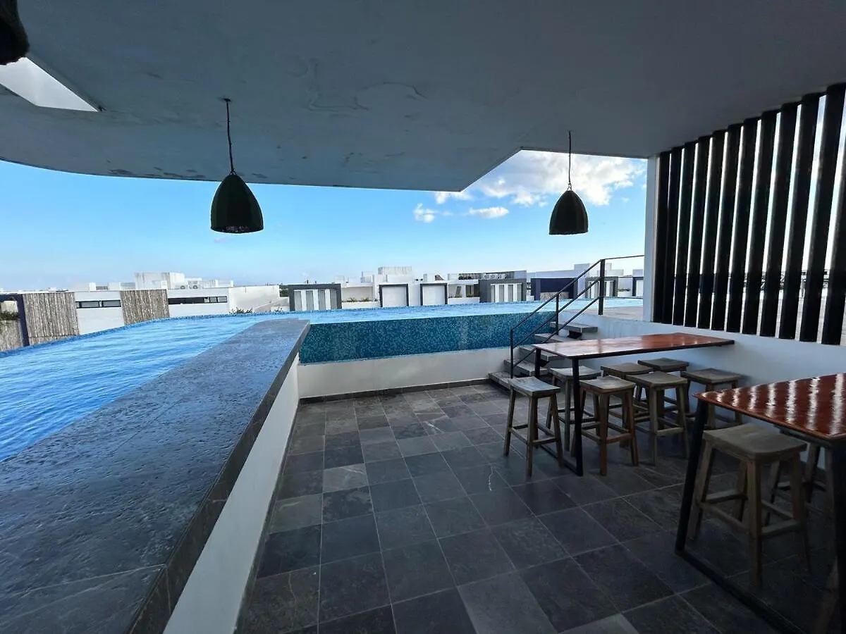 Tulum Aldea Zama Studio With Stable Wifi, Gym And Rooftop Pool 아파트