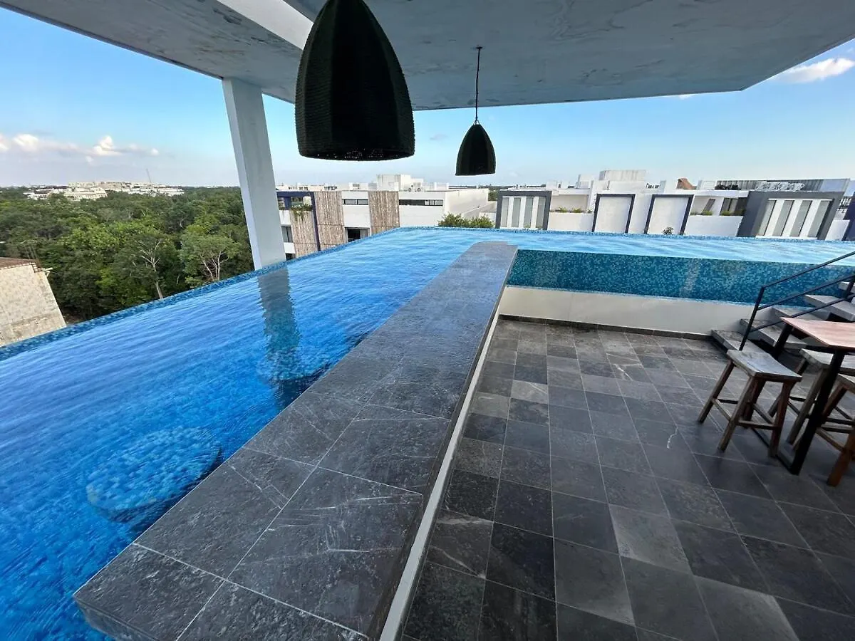 Tulum Aldea Zama Studio With Stable Wifi, Gym And Rooftop Pool
