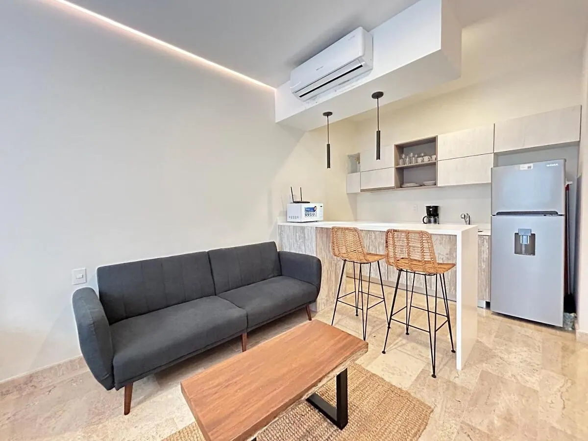Tulum Aldea Zama Studio With Stable Wifi, Gym And Rooftop Pool