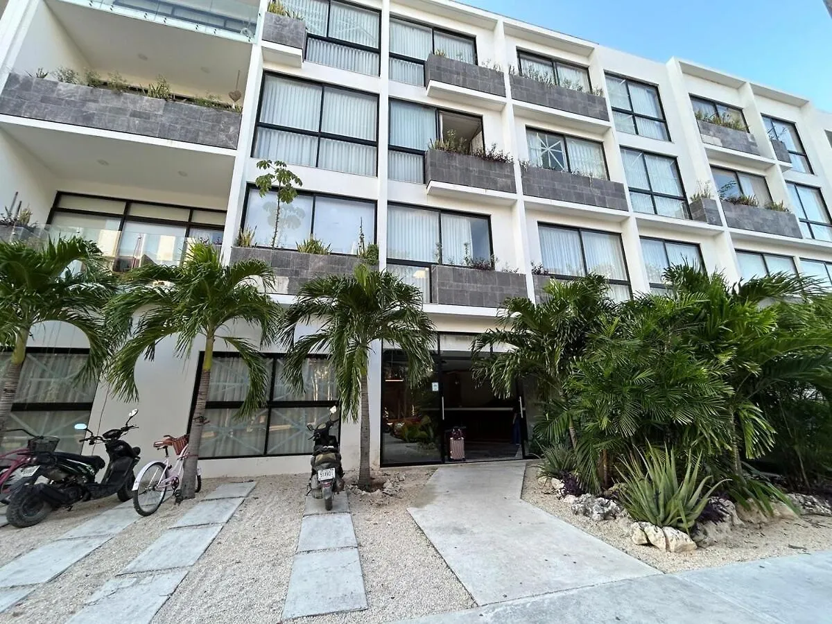 Tulum Aldea Zama Studio With Stable Wifi, Gym And Rooftop Pool 아파트