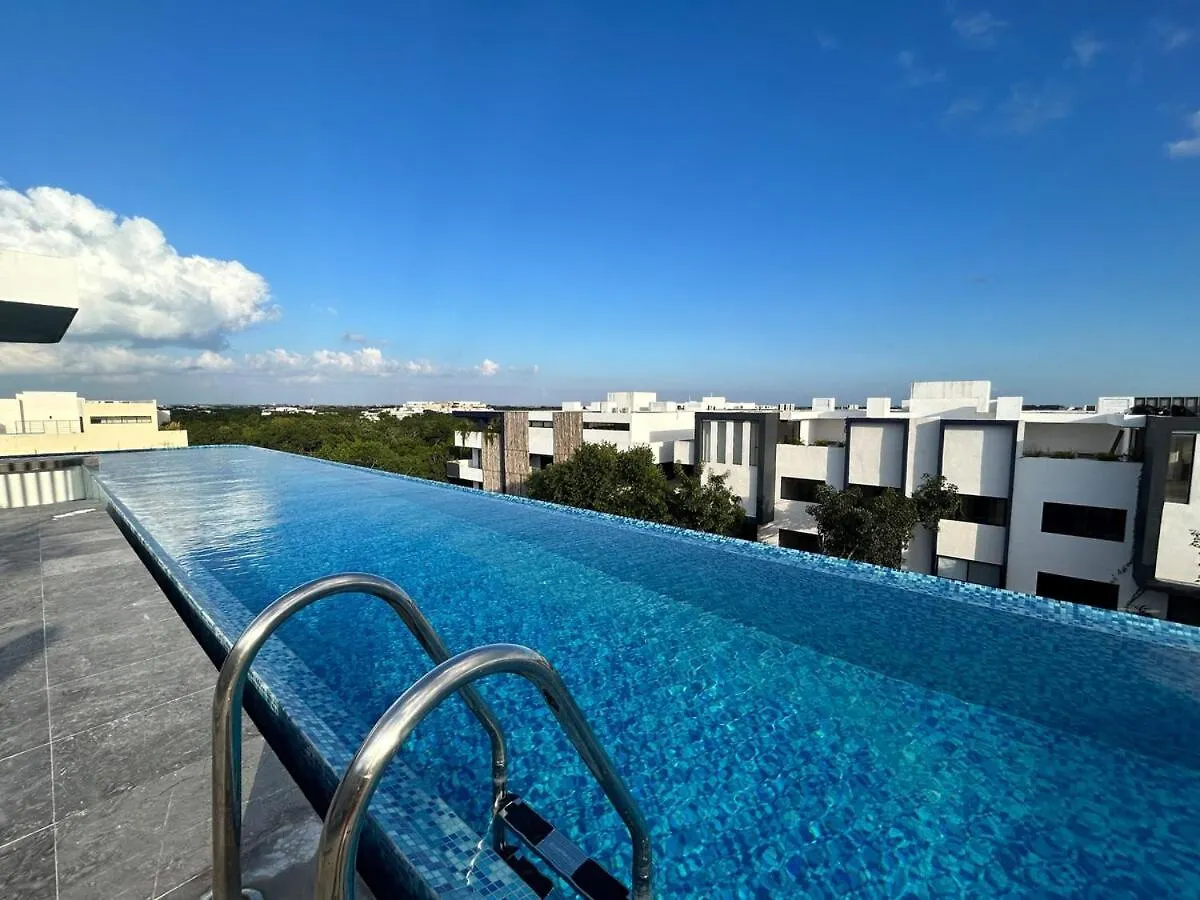 Apartment New & Cozy Condo In Aldea Zama Tulum With Gym And Infinite Pool